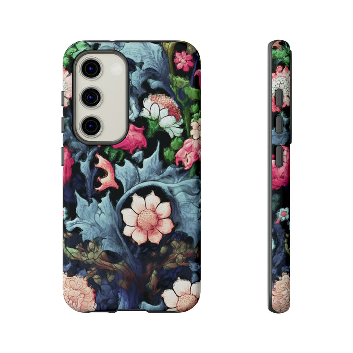 Cute Samsung Phone Case | Aesthetic Samsung Phone Case | Galaxy S23, S22, S21, S20 | Luxury Double Layer | Cool Flowers Design Floral - Studio40ParkLane