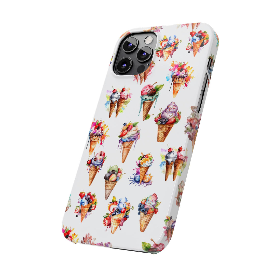Slim Summer Ice Cream Slim Cute Phone Cases for Iphone | iPhone 15 Case | iPhone 15 Pro Max Case, Iphone 14, Iphone 14 Pro Max, Iphone 13 - Studio40ParkLane