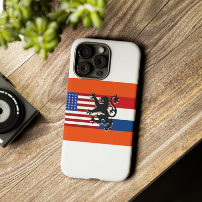 Cute IPhone Case | iPhone 15 Case | iPhone 15 Pro Max Case, Iphone 14 Case, Iphone 14 Pro Max Case IPhone Case for Art Lovers, Dutch US Flag