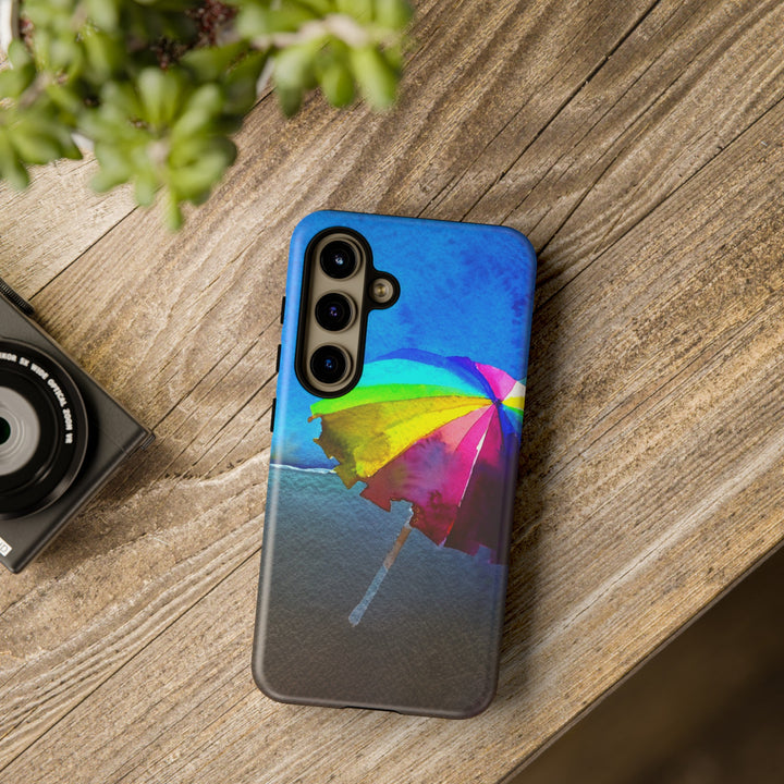 Cute Samsung Case | Cool Iphone Case | Summer Colorful Beach Parasol, Samsung S24, S23, S22, S21, IPhone 15 Case | Iphone 14 Case, Iphone 13 Case - Studio40ParkLane