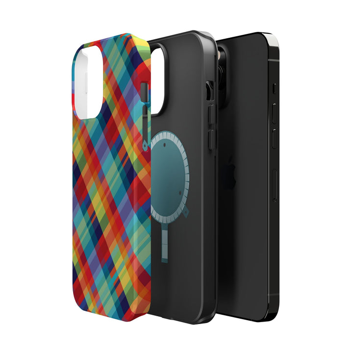 Checkered Plaid Magsafe Gift for Her Cute Phone Case for Iphone, | iPhone 16 | iPhone 15 Pro Max, Iphone 14 Pro Max, 13 12 11 10 9 8 7 - Studio40ParkLane