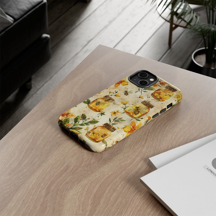 Impact Resistant, Honey Bees, Cute Phone Cases for Samsung S24, S23, S22, S21, IPhone 15 pro Iphone 14 pro Iphone 13 IPhone 12 Iphone 11 - Studio40ParkLane
