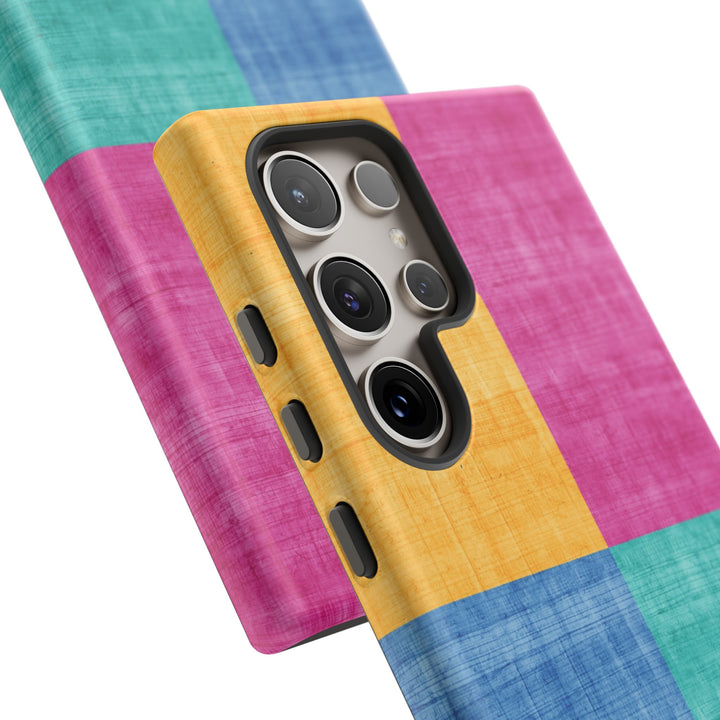 Impact Resistant, Colored Shapes, Cute Phone Cases for Samsung S24, S23, S22, S21, IPhone 15 pro Iphone 14 pro Iphone 13 IPhone 12 Iphone 11 - Studio40ParkLane