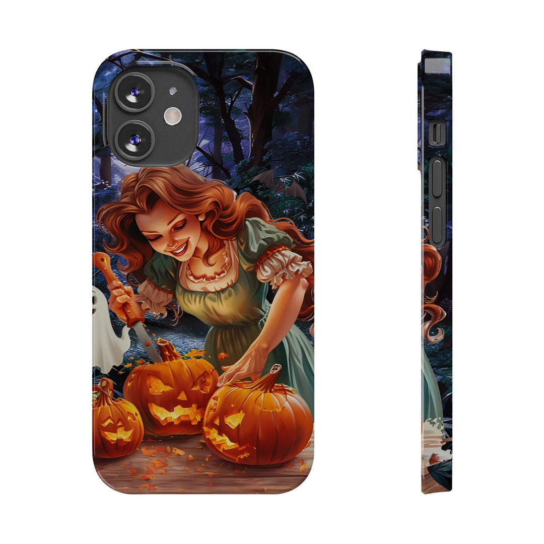 Slim Fall Autumn Pumpkin Fairy Gift for Her Cute Phone Cases for Iphone 16 | iPhone 15 Case | iPhone 15 Pro Max Case, Iphone 14, Iphone 14 Pro Max, Iphone 13, Slim - Studio40ParkLane