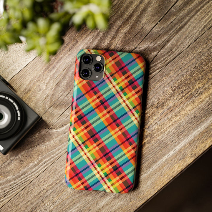 Slim Checkered Plaid Gift for Her Cute Phone Cases for Iphone 16 Pro Max | iPhone 15 Case | iPhone 15 Pro Max Case, Iphone 14, 13, 12, 11, 10, 8, 7 - Studio40ParkLane