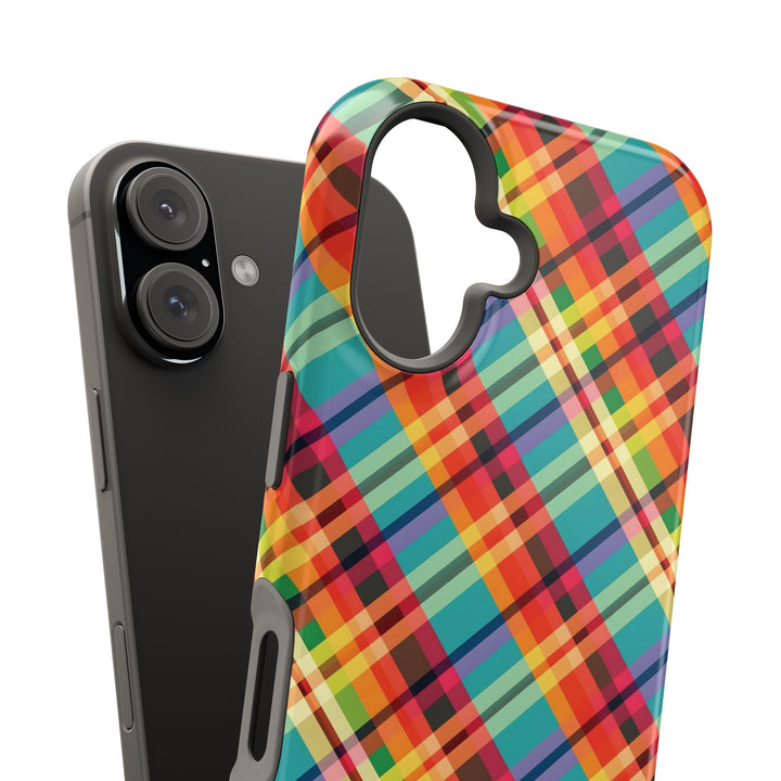 Checkered Plaid Magsafe Gift for Her Cute Phone Case for Iphone, | iPhone 16 | iPhone 15 Pro Max, Iphone 14 Pro Max, 13 12 11 10 9 8 7 - Studio40ParkLane
