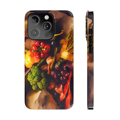 Fall Farm Vegetables Slim Cute Phone Cases for Iphone  | iPhone 15 Case | iPhone 15 Pro Max Case, Iphone 14, Iphone 14 Pro Max, Iphone 13