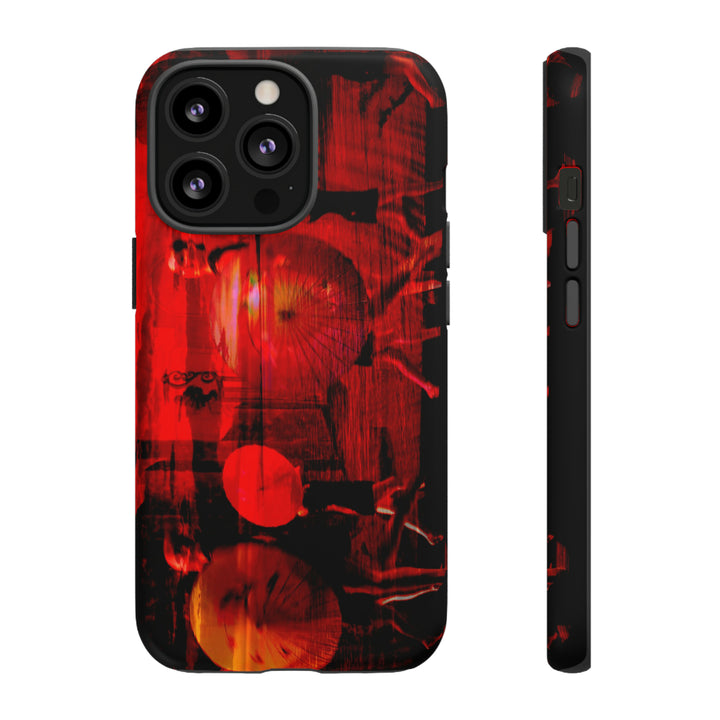 Cute IPhone Case | iPhone 15 Case | iPhone 15 Pro Max Case, Iphone 14 Case, Iphone 14 Pro Max Case IPhone Case for Art Lovers, Sunset Dance Red - Studio40ParkLane