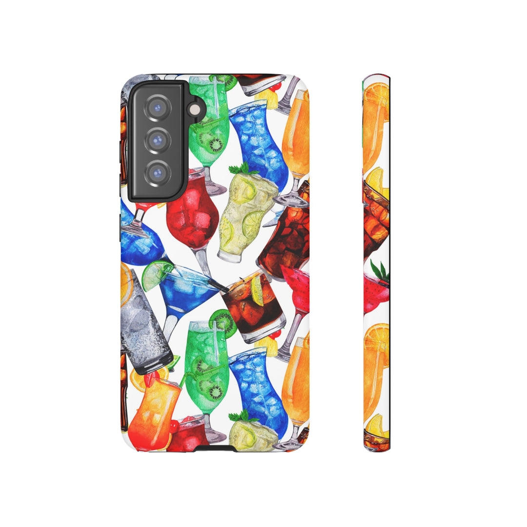 Cute Samsung Case | Cool Iphone Case | Summer Fruit Cocktail, Samsung S24, S23, S22, S21, IPhone 15 Case | Iphone 14 Case, Iphone 13 Case - Studio40ParkLane