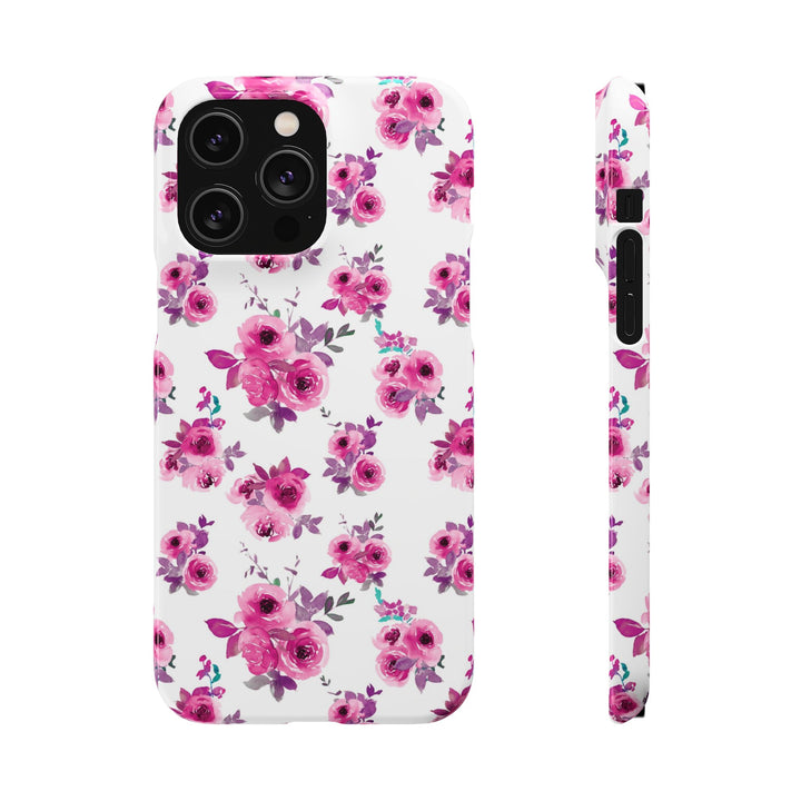 Sleek Snap Flowers Gift for Her Cute Phone Case for iPhone 16 15 14 13 12 11 X Xs Max Xr Pro Plus Samsung Galaxy S24 S23 S22 S21 S20 Ultra