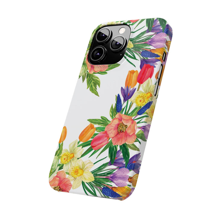 Slim Spring Flowers Gift for Her Cute Phone Cases for Iphone 16 Pro Max | iPhone 15 Case | iPhone 15 Pro Max Case, Iphone 14, 13, 12, 11, 10, 8, 7 - Studio40ParkLane