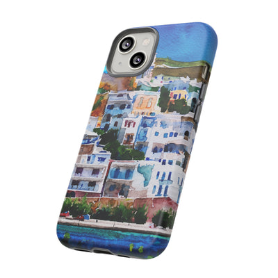 Impact Resistant, Greece House, Cute Phone Cases for Samsung S24, S23, S22, S21, IPhone 15 pro Iphone 14 pro Iphone 13 IPhone 12 Iphone 11