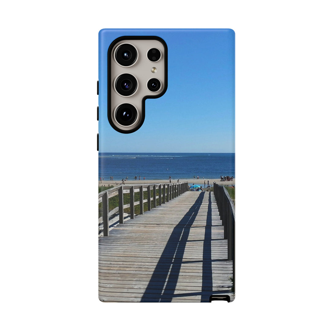 Cute Samsung Case | Cool Iphone Case | Summer Beach Walk, Samsung S24, S23, S22, S21, IPhone 15 Case | Iphone 14 Case, Iphone 13 Case - Studio40ParkLane