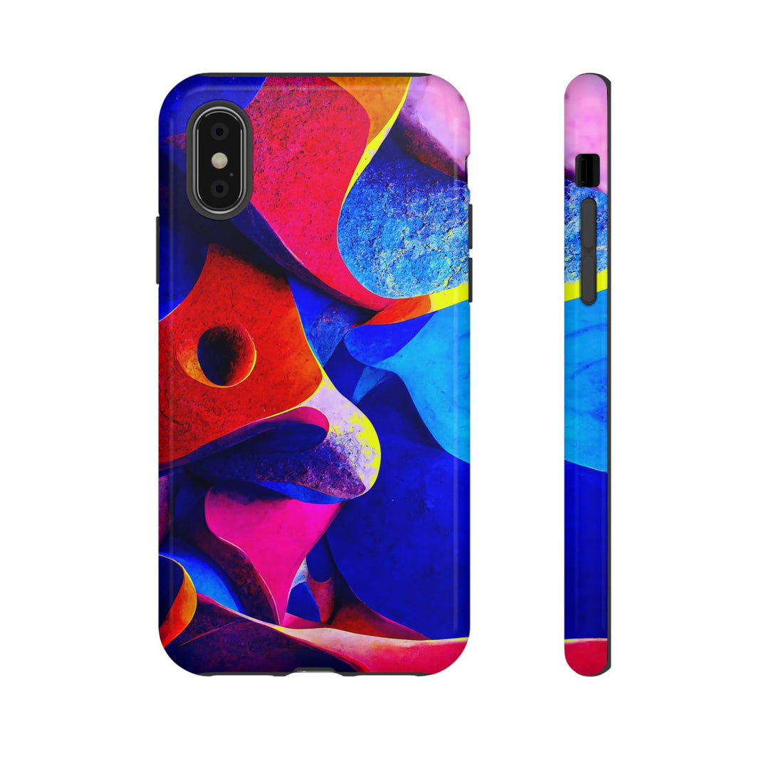 Impact Resistant, Abstract Shapes, Cute Phone Cases for Samsung S24, S23, S22, S21, IPhone 15 pro Iphone 14 pro Iphone 13 IPhone 12 Iphone 11 - Studio40ParkLane