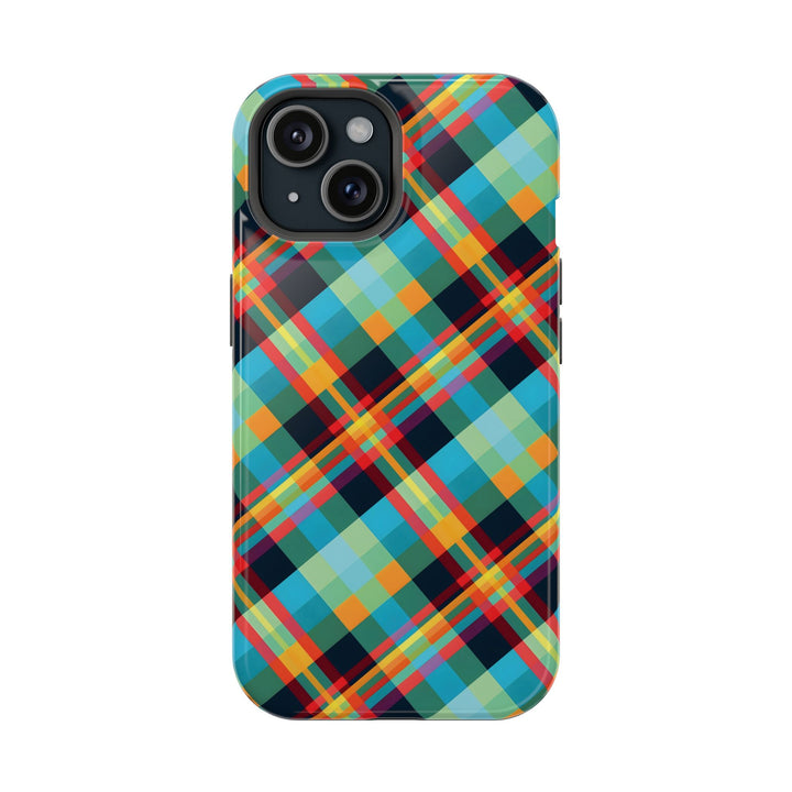 Checkered Plaid Magsafe Gift for Her Cute Phone Case for Iphone, | iPhone 16 | iPhone 15 Pro Max, Iphone 14 Pro Max, 13 12 11 10 9 8 7 - Studio40ParkLane