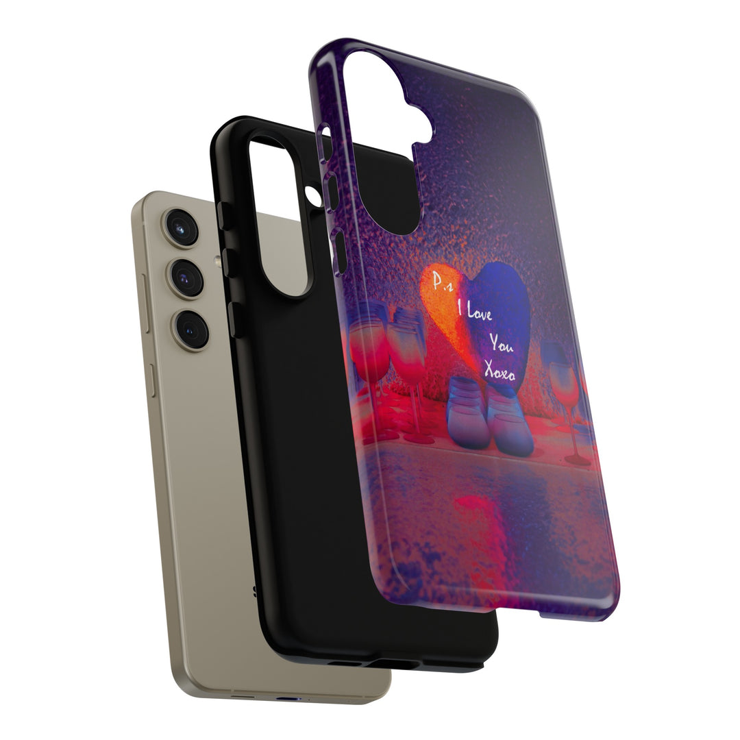 Cute Samsung Case | Cool Iphone Case | PS I love You - Heart, Samsung S24, S23, S22, S21, IPhone 15 Case | Iphone 14 Case, Iphone 13 Case - Studio40ParkLane