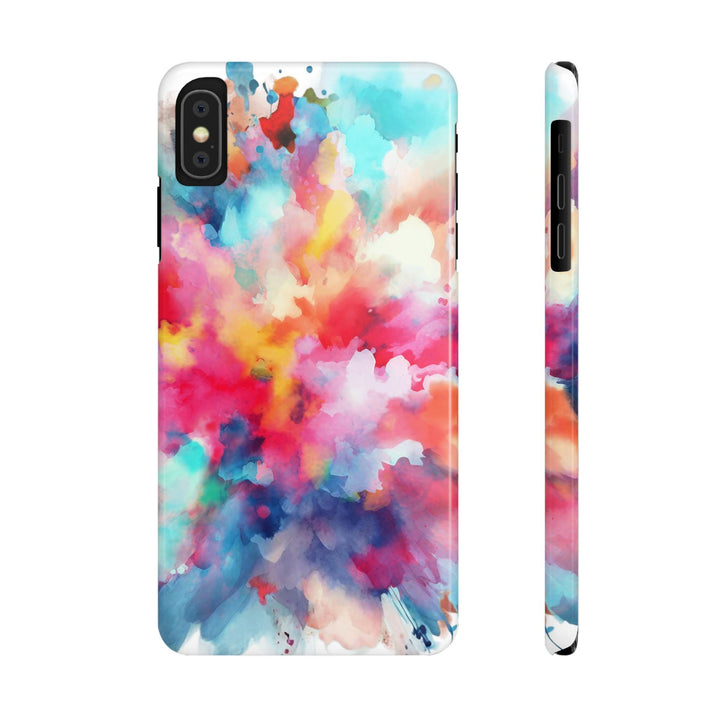 Slim Paint Splash Gift for Her Cute Phone Cases for Iphone 16 Pro Max | iPhone 15 Case | iPhone 15 Pro Max Case, Iphone 14, Iphone 14 Pro Max, Iphone 13 12 11 8 7 - Studio40ParkLane