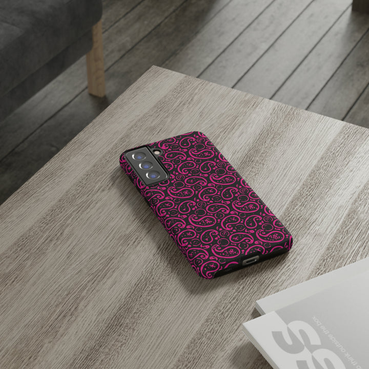 Samsung Galaxy Phone Case | Galaxy S23, S22, S21, S20 | Luxury Case Double Layered | Impact Resistant | Fashionable - Paisley 3 - Studio40ParkLane