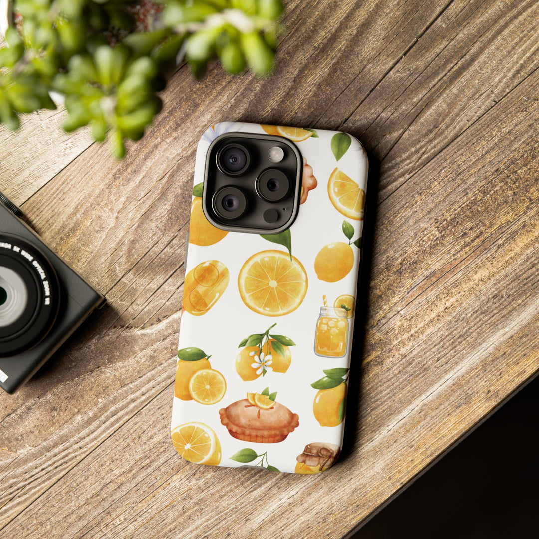 Cute IPhone Case | Summer Fruit Lemon, iPhone 15 Case | iPhone 15 Pro Case, Iphone 14 Case, Iphone 14 Pro Max Case, Protective Iphone Case - Studio40ParkLane