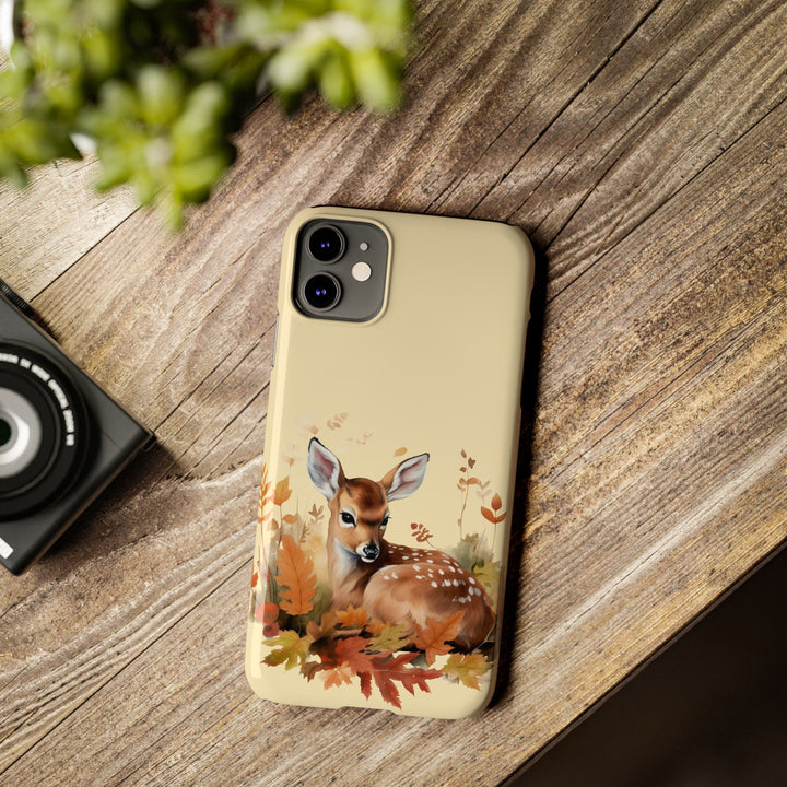 Slim Autumn Fall Deer Gift for Her Cute Phone Cases for Iphone 16 | iPhone 15 Case | iPhone 15 Pro Max Case, Iphone 14, Iphone 14 Pro Max, Iphone 13, Slim - Studio40ParkLane