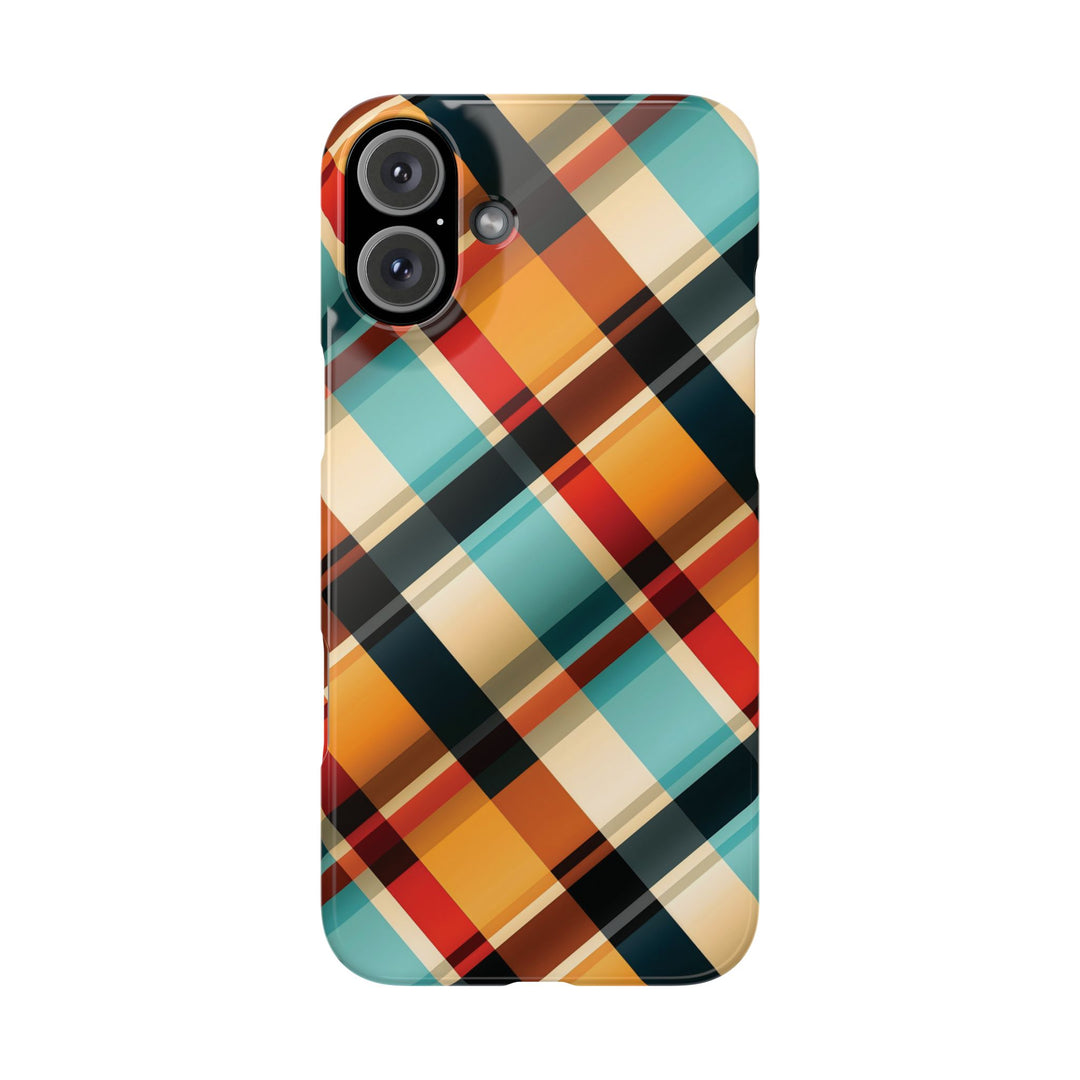 Slim Checkered Plaid Gift for Her Cute Phone Cases for Iphone 16 Pro Max | iPhone 15 Case | iPhone 15 Pro Max Case, Iphone 14, 13, 12, 11, 10, 8, 7 - Studio40ParkLane