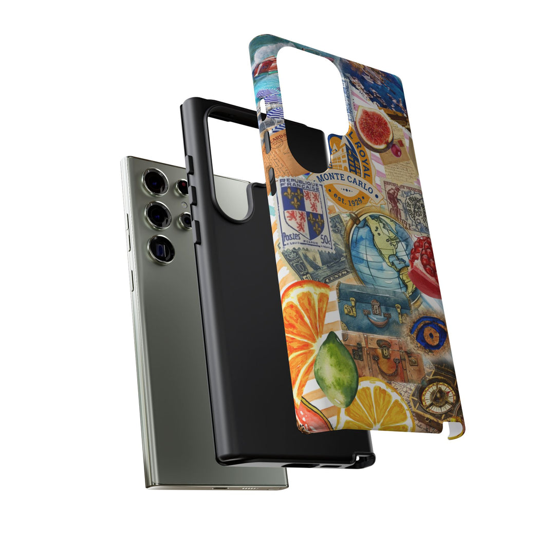 Cute European Summer Collage Phone Case, for IPhone 16 Case | Iphone 15, Iphone 14, IPhone 13 Case, 11 8 7, Samsung Galaxy S24, S23, S22, S21 Extra Protective - Studio40ParkLane