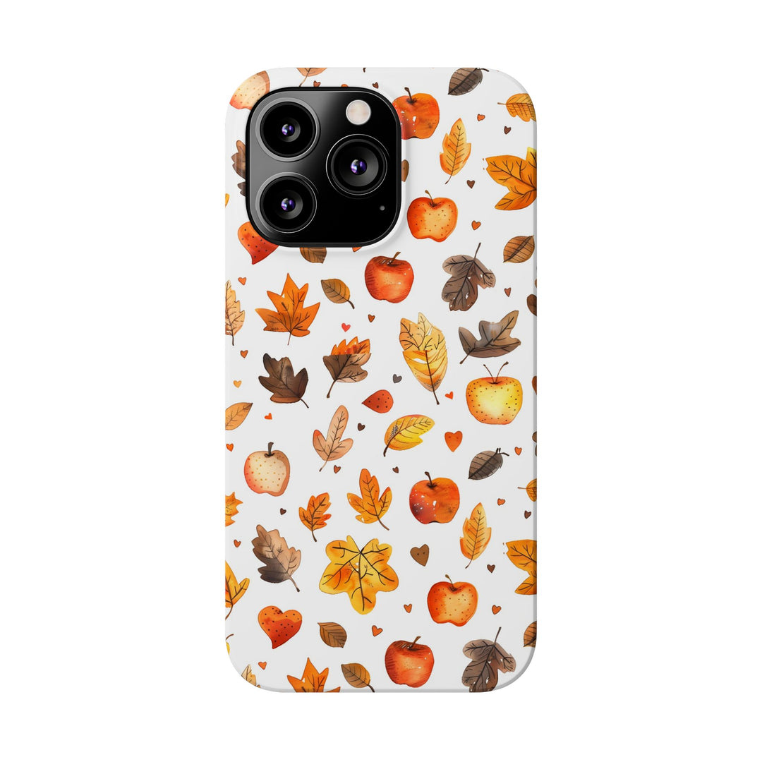 Slim Fall Autumn Leaves Gift for Her Cute Phone Cases for Iphone 16 | iPhone 15 Case | iPhone 15 Pro Max Case, Iphone 14, Iphone 14 Pro Max, Iphone 13, Slim - Studio40ParkLane