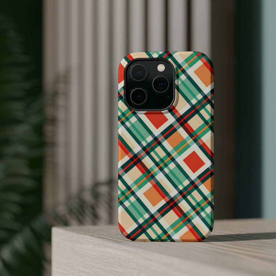 Checkered Plaid Magsafe Gift for Her Cute Phone Case for Iphone, | iPhone 16 | iPhone 15 Pro Max, Iphone 14 Pro Max, 13 12 11 10 9 8 7 - Studio40ParkLane