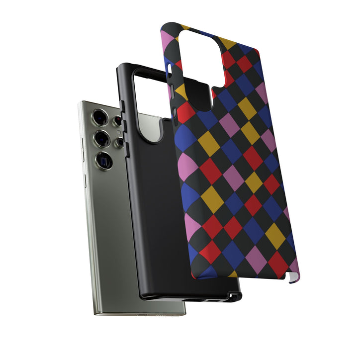 Aesthetic Tough Colorful Checkerboard Phone Case Premium - For iPhone 17 Pro Max iPhone 16 Pro iPhone 15 Iphone 14 Plus 13 Pro 12 11 10 XR - Studio40ParkLane