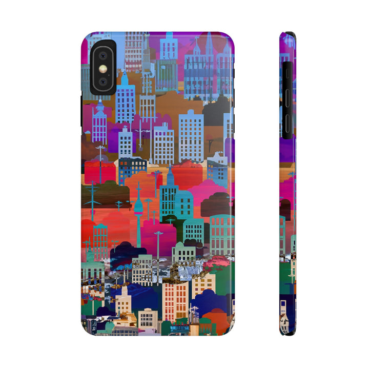 Slim Cute Phone Cases for Iphone - | iPhone 15 Case | iPhone 15 Pro Max Case, Iphone 14 Case, Iphone 14 Pro Max, Iphone 13, Summer Big City - Studio40ParkLane