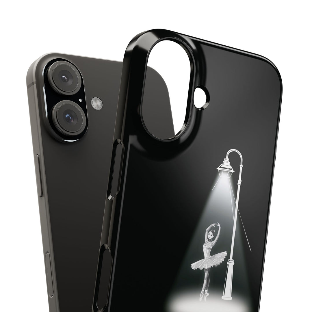Slim Ballet Dancer Spotlight Gift for Her Cute Phone Cases for Iphone 16 Pro Max | iPhone 15 Case | iPhone 15 Pro Max Case, Iphone 14, 13, 12, 11, 10, 8, 7 - Studio40ParkLane