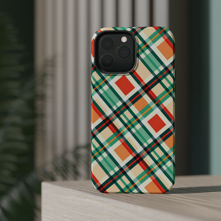 Checkered Plaid Magsafe Gift for Her Cute Phone Case for Iphone, | iPhone 16 | iPhone 15 Pro Max, Iphone 14 Pro Max, 13 12 11 10 9 8 7 - Studio40ParkLane
