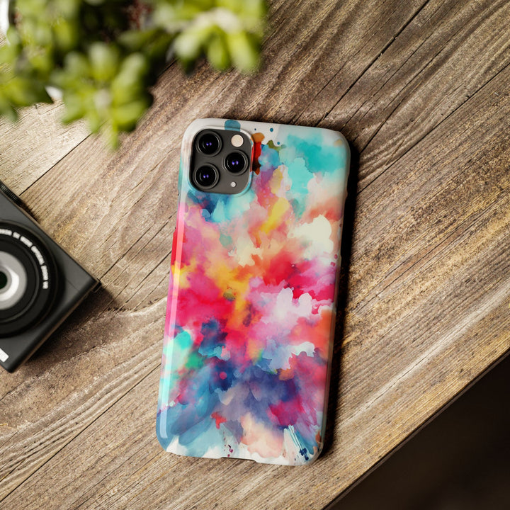 Slim Paint Splash Gift for Her Cute Phone Cases for Iphone 16 Pro Max | iPhone 15 Case | iPhone 15 Pro Max Case, Iphone 14, Iphone 14 Pro Max, Iphone 13 12 11 8 7 - Studio40ParkLane