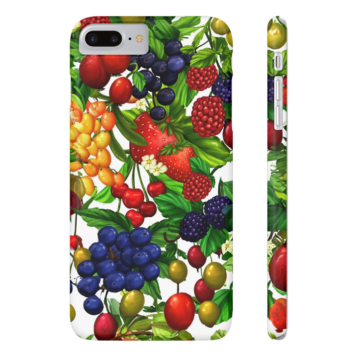 Slim Cute Phone Cases for Iphone - | iPhone 15 Case | iPhone 15 Pro Max Case, Iphone 14 Case, Iphone 14 Pro Max, Iphone 13, Summer Mixed Fruit - Studio40ParkLane