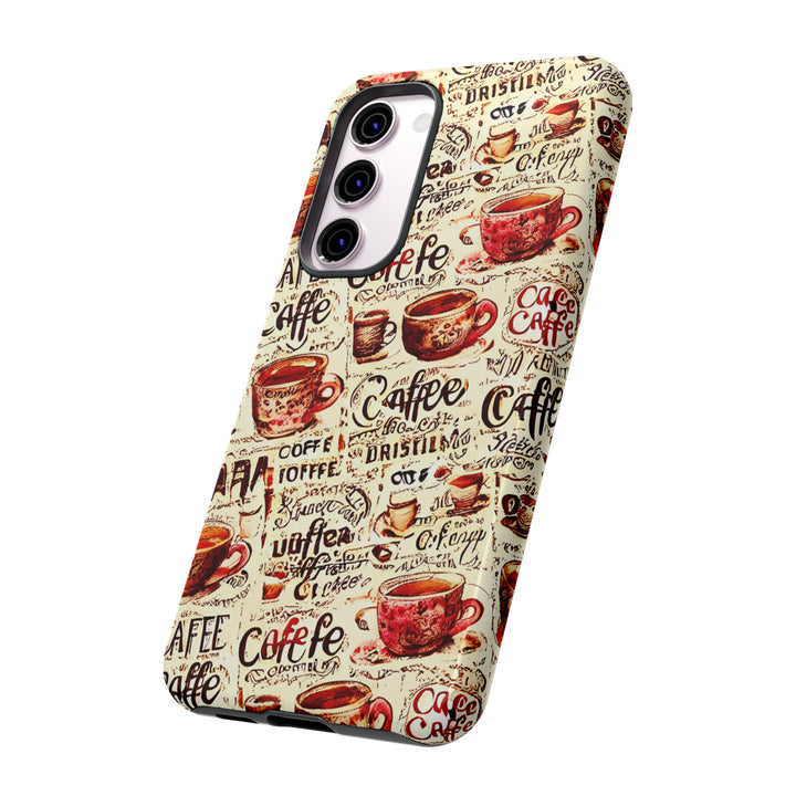 Cute Samsung Phone Case | Aesthetic Samsung Phone Case | Galaxy S23, S22, S21, S20 | Paris Coffee Cup, Protective Phone Case - Studio40ParkLane