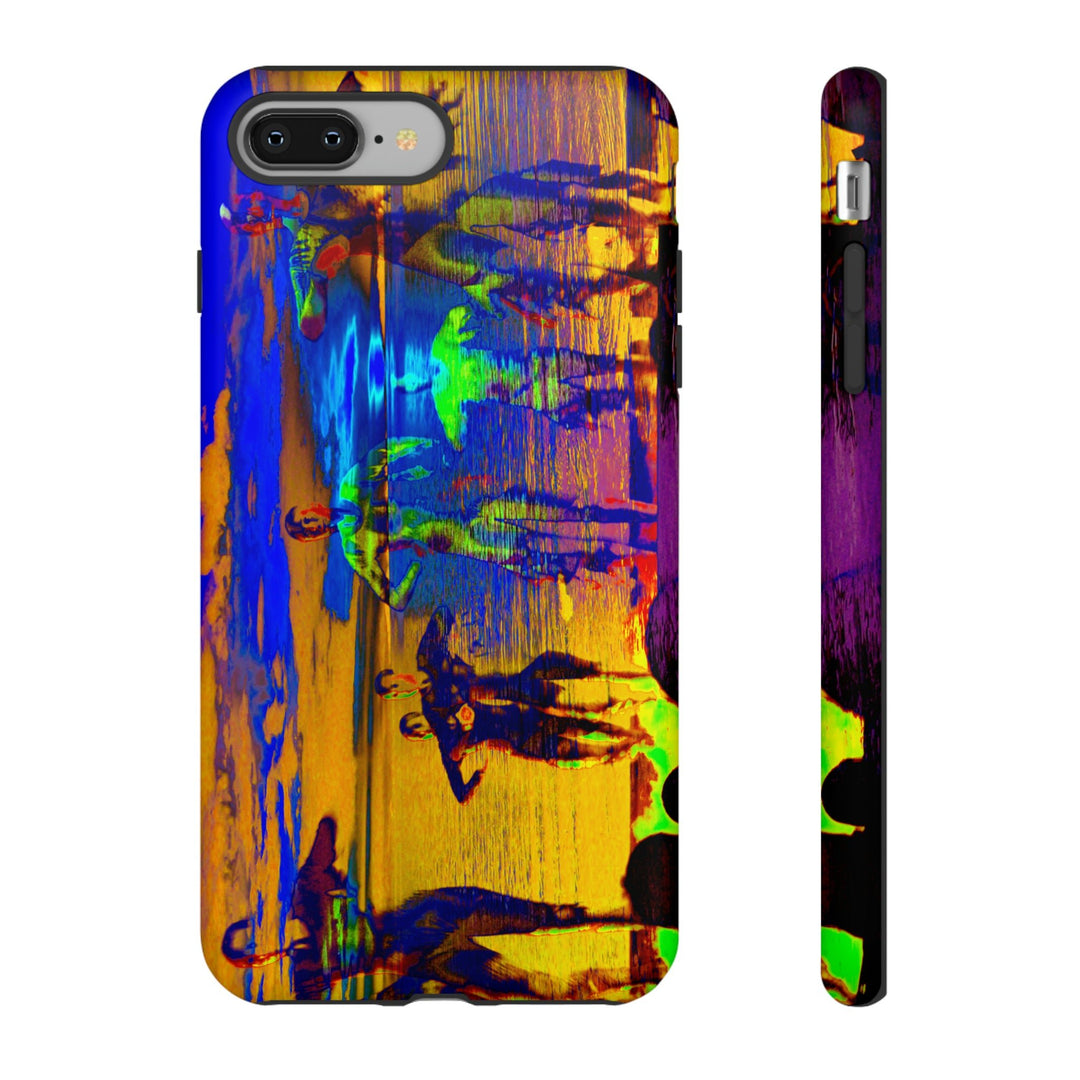 Cute IPhone Case | iPhone 15 Case | iPhone 15 Pro Max Case, Iphone 14 Case, Iphone 14 Pro Max Case IPhone Case for Art Lovers, Sunset Dance Blue Yellow - Studio40ParkLane