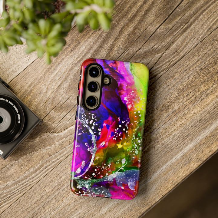 Impact Resistant, Multi Color Marble, Cute Phone Cases for Samsung S24, S23, S22, S21, IPhone 15 pro Iphone 14 pro Iphone 13 IPhone 12 Iphone 11 - Studio40ParkLane
