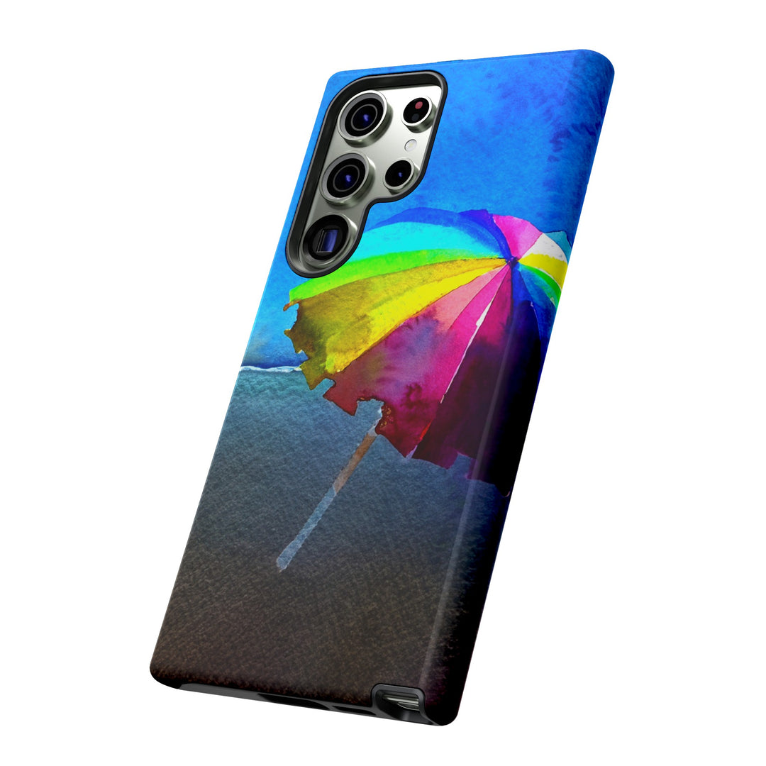 Cute Samsung Case | Cool Iphone Case | Summer Colorful Beach Parasol, Samsung S24, S23, S22, S21, IPhone 15 Case | Iphone 14 Case, Iphone 13 Case - Studio40ParkLane