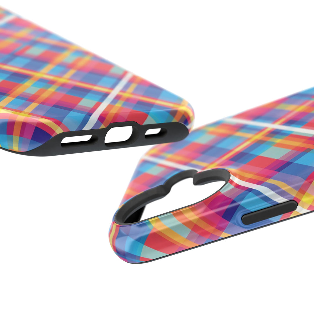 Checkered Plaid Magsafe Gift for Her Cute Phone Case for Iphone, | iPhone 16 | iPhone 15 Pro Max, Iphone 14 Pro Max, 13 12 11 10 9 8 7 - Studio40ParkLane