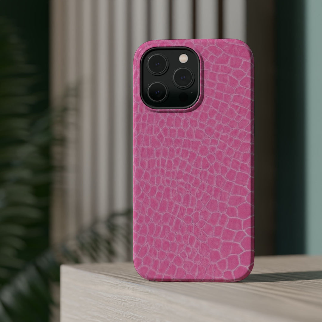 Non Leather Pink Color Pattern Magsafe Cute Phone Case for Iphone Gift for Her, | iPhone 15 Case | iPhone 15 Pro Max Case, Iphone 14, Iphone 14 Pro Max, Iphone 13, Iphone 16 - Studio40ParkLane