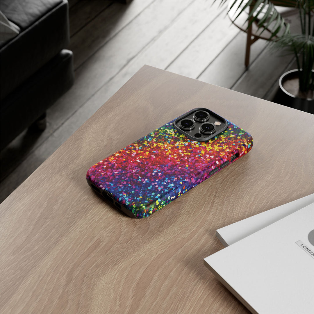 Premium Tough Muted Non - Glitter Color Composition Cute Phone Case, for IPhone 16 pro Max | Iphone 15, Iphone 14, 13, Samsung Galaxy S25, S24 - Studio40ParkLane