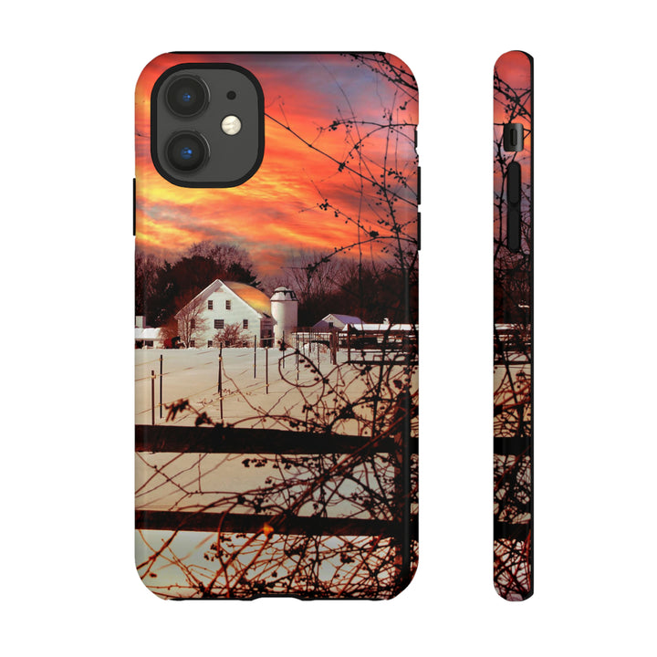Cool Phone Case | Winter Sunset, For iPhone 15 Case | iPhone 15 Pro Case, Iphone 14 Case, Iphone 14 Pro Max Case, Protective Iphone Case - Studio40ParkLane