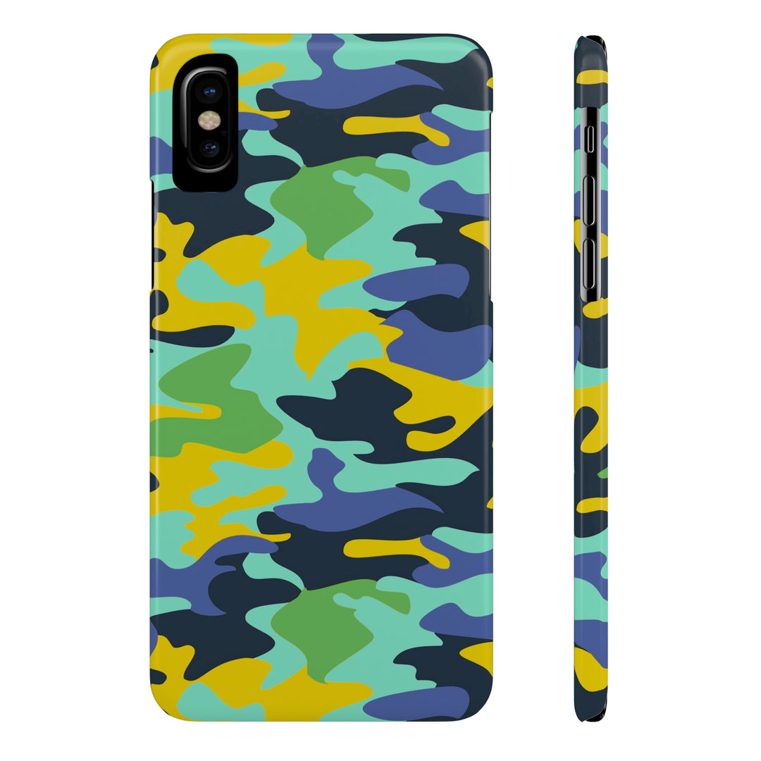 Slim Cute Phone Cases for Iphone - | iPhone 15 Case | iPhone 15 Pro Max Case, Iphone 14 Case, Iphone 14 Pro Max, Iphone 13, Late Spring Camouflage - Studio40ParkLane