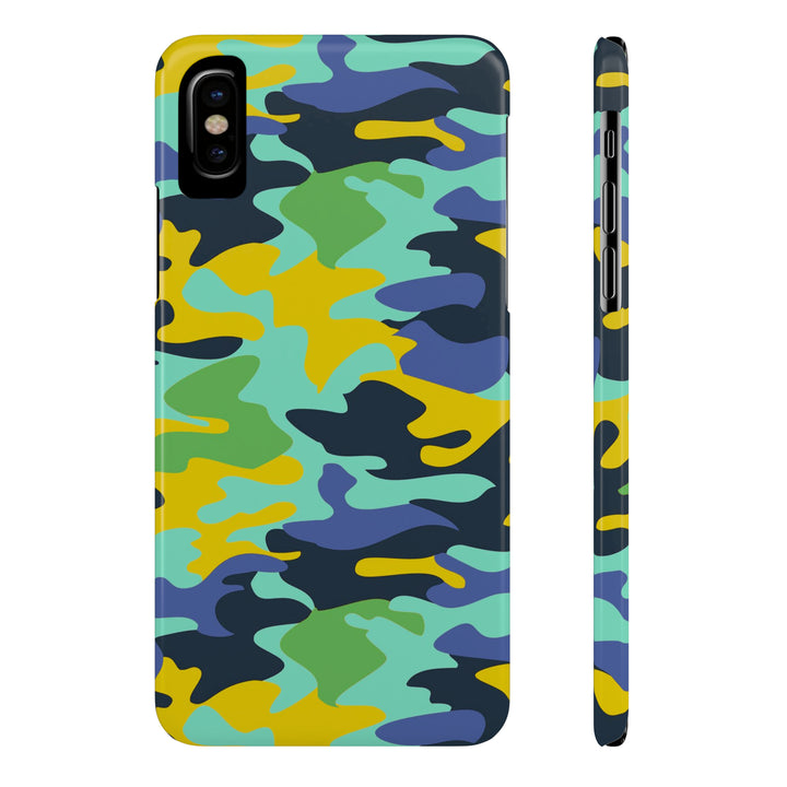 Slim Cute Phone Cases for Iphone - | iPhone 15 Case | iPhone 15 Pro Max Case, Iphone 14 Case, Iphone 14 Pro Max, Iphone 13, Late Spring Camouflage - Studio40ParkLane
