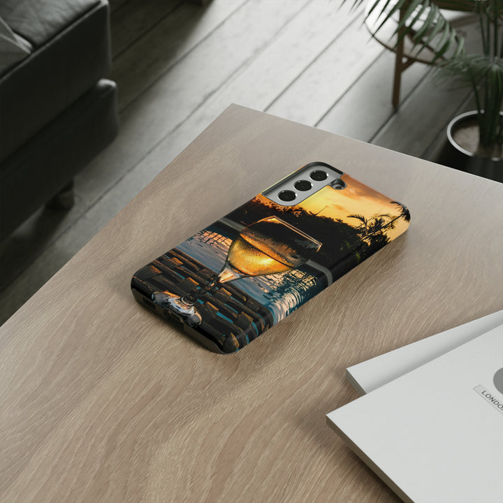 Samsung Galaxy Phone Case | Galaxy S23, S22, S21, S20 | Luxury Case Double Layered | Impact Resistant | Fashionable - Wine Glass 1 - Studio40ParkLane