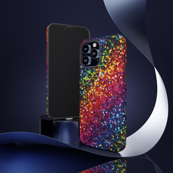 Premium Tough Muted Non - Glitter Color Composition Cute Phone Case, for IPhone 16 pro Max | Iphone 15, Iphone 14, 13, Samsung Galaxy S25, S24 - Studio40ParkLane