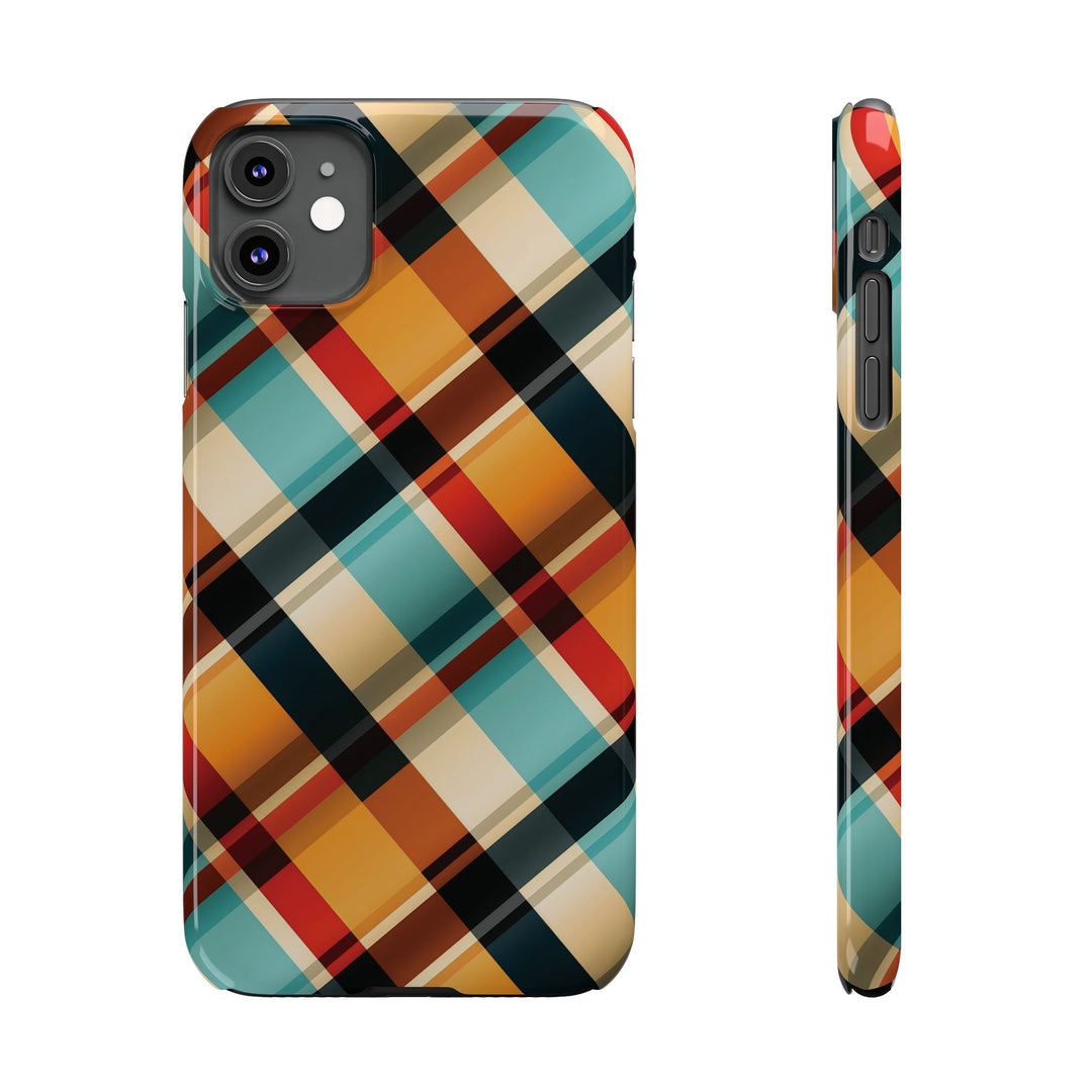 Slim Checkered Plaid Gift for Her Cute Phone Cases for Iphone 16 Pro Max | iPhone 15 Case | iPhone 15 Pro Max Case, Iphone 14, 13, 12, 11, 10, 8, 7 - Studio40ParkLane