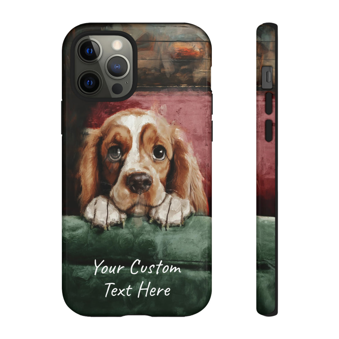 Personalize this Cute IPhone Case | Cocker Spaniel iPhone Case, iPhone 15 Case | iPhone 15 Case, Iphone 14 Case, Iphone 14 Pro Max Case - Studio40ParkLane