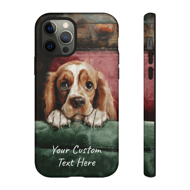 Personalize this Cute IPhone Case | Cocker Spaniel iPhone Case, iPhone 15 Case | iPhone 15 Case, Iphone 14 Case, Iphone 14 Pro Max Case - Studio40ParkLane