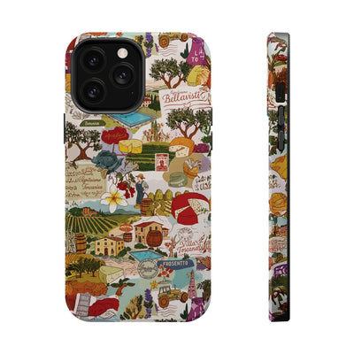 Italy Tuscany Coquette Collage Tough Magsafe Cute Phone Cases for Iphone | iPhone 17 Pro Max Case, Iphone 16, Iphone 15 14 13 12 11 10 9 - Studio40ParkLane